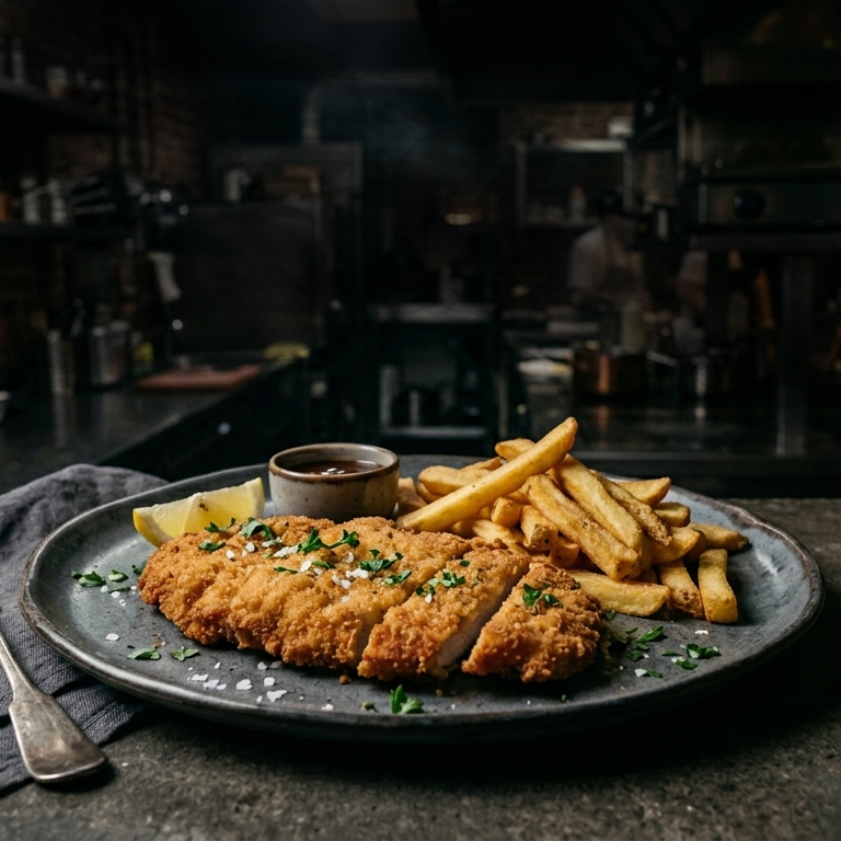 COTOLETTA* E PATATINE